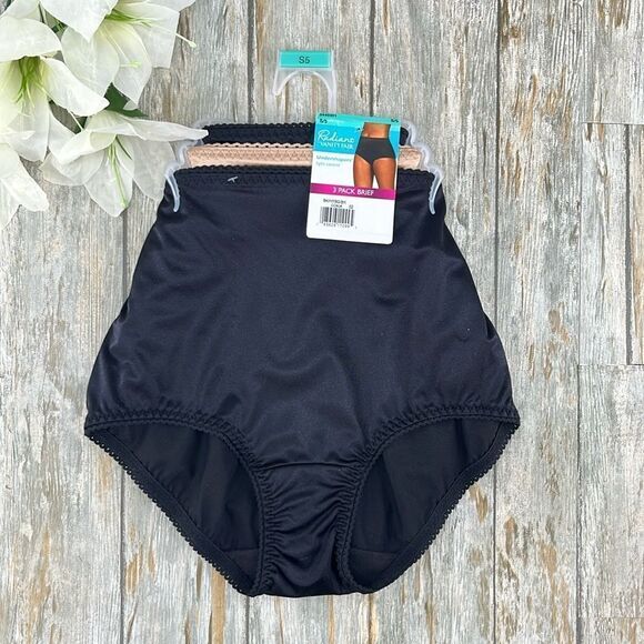 Women’s Vanity Fair Undershapers Brief Underwear Panties 3-Pack Size S5 - Picture 1 of 8